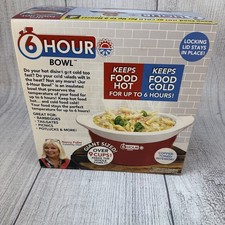 6 HOUR BOWL As Seen On TV with Celebrity Chef Nancy Fuller–Stainless Steel (New)