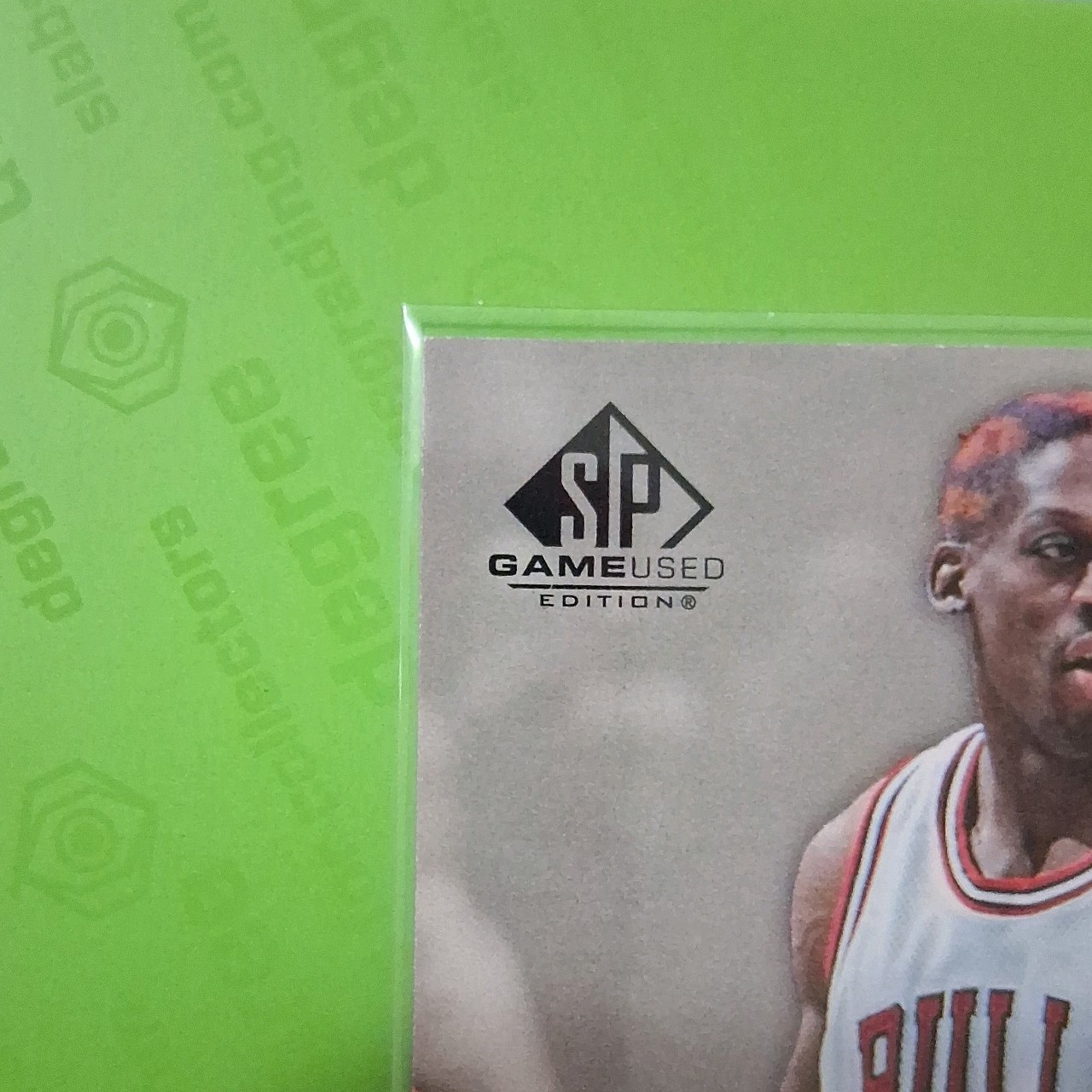 2005 SP GAME USED - DENNIS RODMAN AUTO /100 : CHICAGO BULLS / RARE / BOOKEND view 6