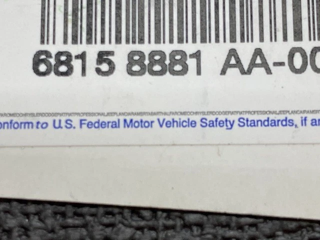 Cargador Challenger 300 2015-20 línea de descarga de aire acondicionado OEM# 68158881AA Foto 4 de 4