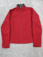 Patagonia Adze Jacket Mens Small Red Polartec Full Zip