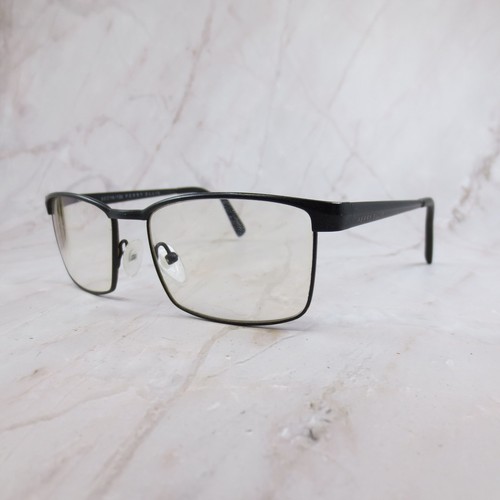 Perry Ellis PE 381-3 Mens Matte Black Rectangular Eyeglass Frames 53-16-135