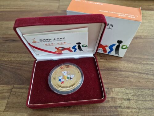 Le Yangyang Commemorative Medallion 2010 - gold plated copper - Afbeelding 1 van 4