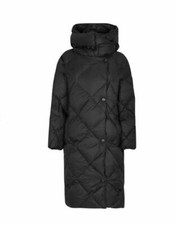 Marella Gazza Coat Grey Ladies Jacket Puffer Padded Size Uk 14 (l) #ref117