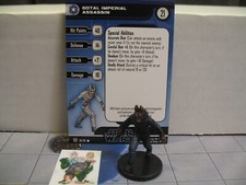  Star Wars Miniatures FORCE UNLEASHED Gotal Imperial Assassin 36/60 with card 