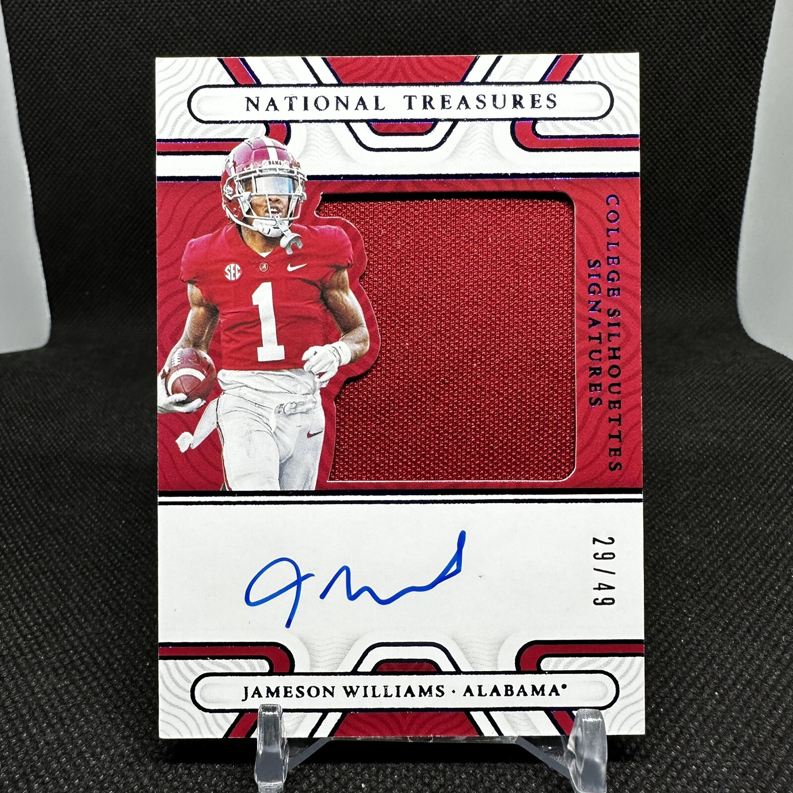 Jameson Williams Panini National Treasures the Future Signatures #JWI Base