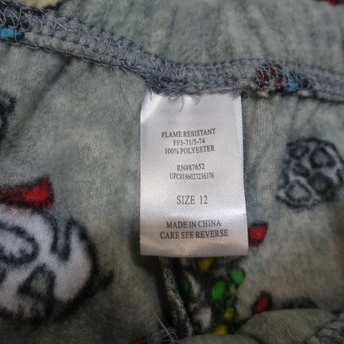 Conjunto de Dormir para Niñas Talla 12 Estampado de Cacahuetes Snoopy Camisa de Vellón Joggers - Imagen 10 de 15