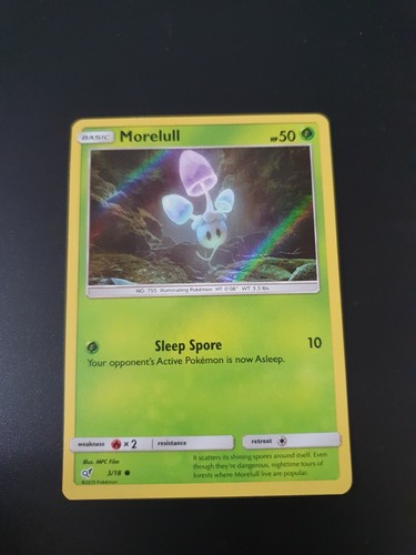 Pokemon - Morelull 3/18 - Detektiv Pikachu - Holo Rare - Pokémon Karte