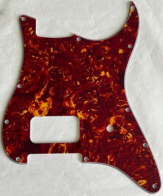 New Great-For Fender Stratocaster Start Single Humbucker Pickguard Red Tortoise