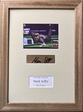 Snooker  Player Mark Selby original Signed  Montage