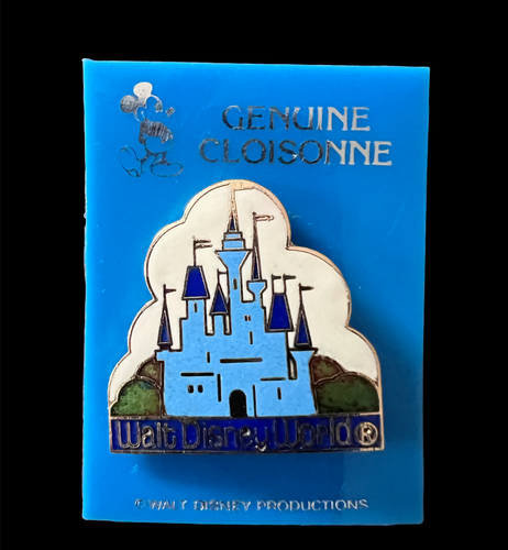 Walt Disney World Vintage Original Cloisonne Schloss Pin KOSTENLOSER Versand - Bild 1 von 7