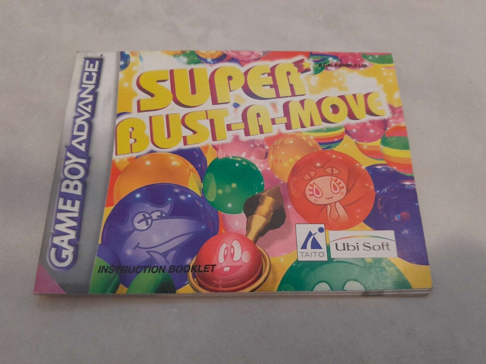 GAME BOY ADVANCE - Super Bust-A-Move - Manuel - EURO - Original Nintendo GBA