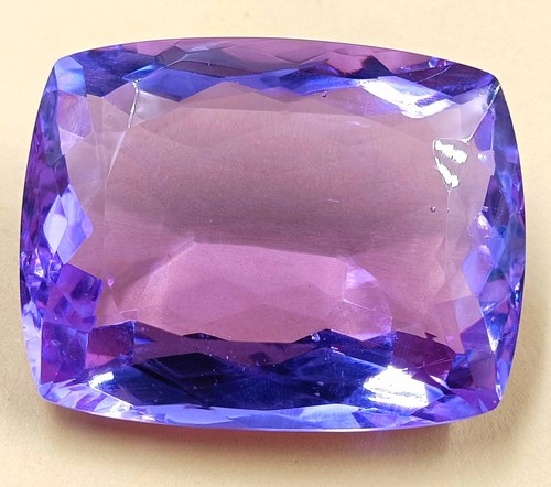 Transparent 330 Carat Ethiopian Emerald Cut Purple Opal Certified Loose Gemstone - Picture 9 of 13