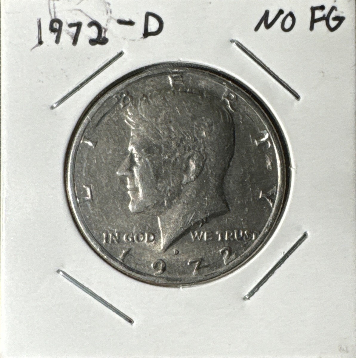 希少　half dollar 銀貨 1972 Kennedy Half Dollar No “FG” Error Denver Mint | eBay