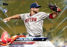 2018 Topps Update Marcus Walden US247 Gold 1866/2018 Rookie Card