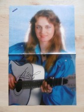 Nicole autograph signed 28x41 cm poster folded