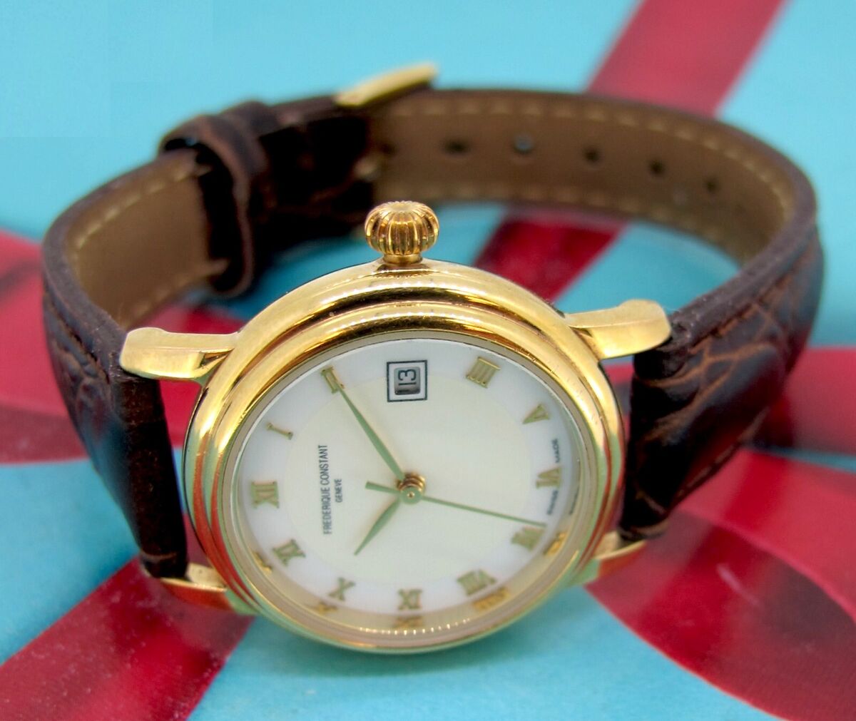 SYT様用A121frederique constant GENEVE ゴールド Frederique Constant Geneve Gold Tone Stainless Steel
