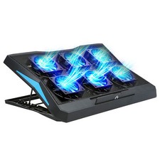 Foldable Laptop Cooler 6-fan Laptop Cooling Stand Low Noise with 6-level J3R7