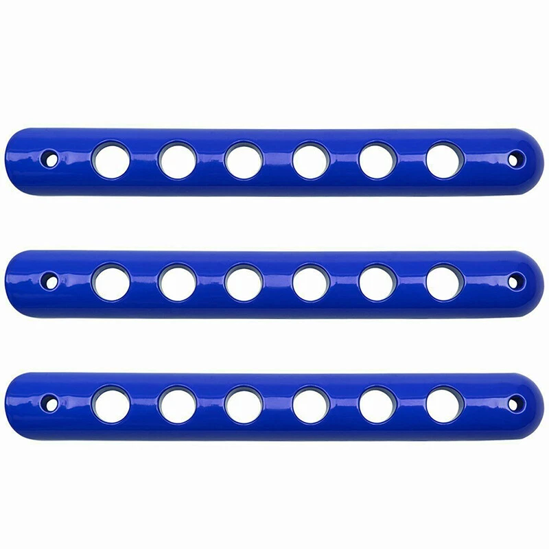 3x Cubierta de manillar de puerta con tornillos azul ajuste Jeep Wrangler JK 2007-2018 Foto 4 de 4