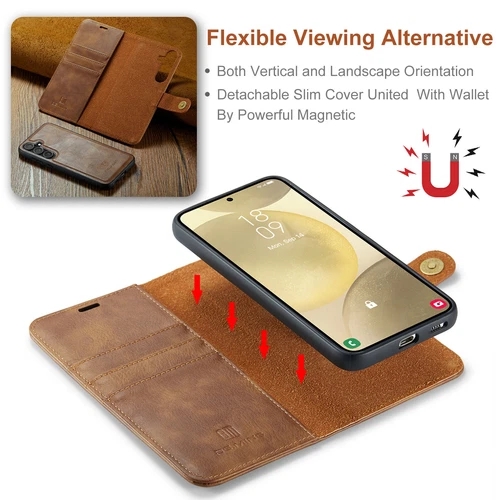 For Samsung Galaxy S25 S24 S23 Ultra A55 A35 A15 A54 Leather Wallet Card Cover - Picture 6 of 57