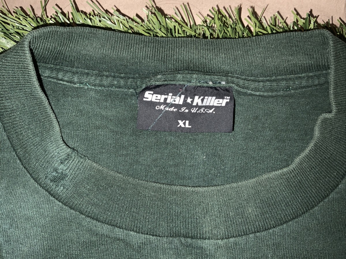 Vintage Serial Killer Shirt Scarface Size XL Skateboarding