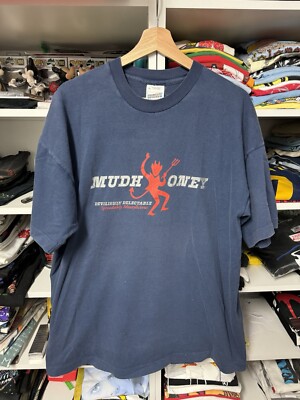 Rare Vintage Mudhoney Devilishly Delectable XL Blue Concert T