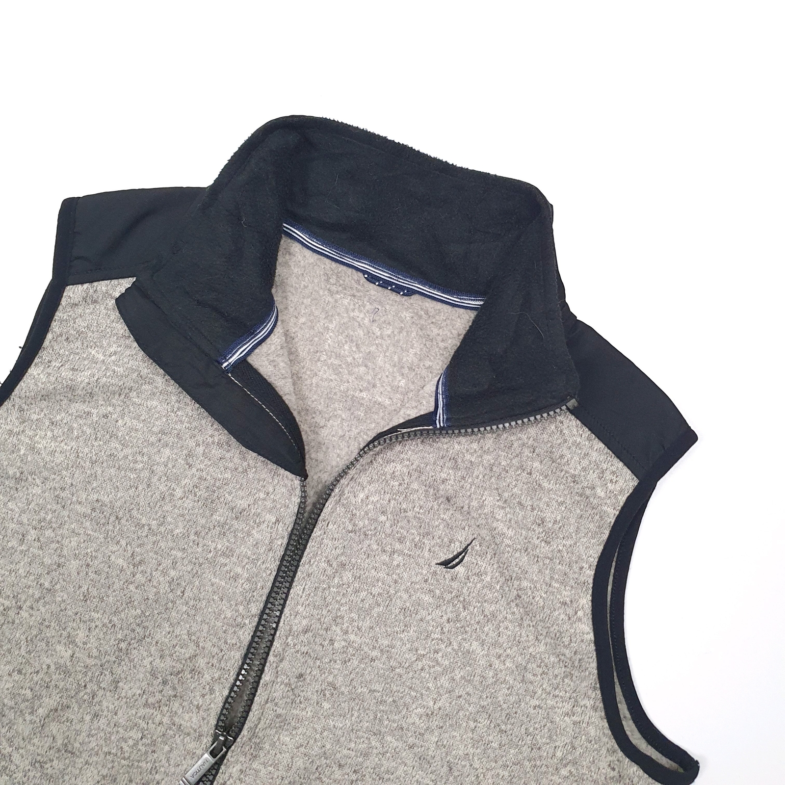 Mens NAUTICA Polyester Gilet Fleece Jumper S image 2