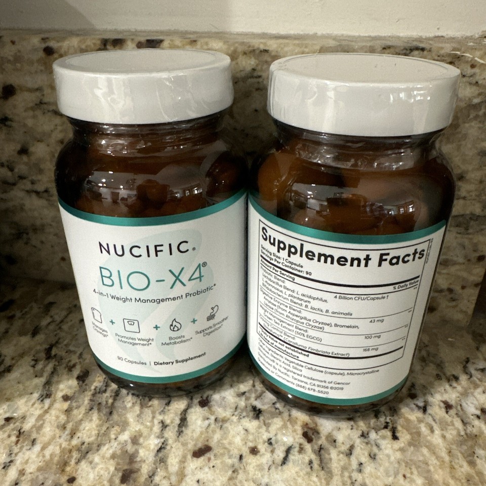 Nucific BioX4 4 in 1 Weight Management Probiotic 90 Capsules 90 Days 2