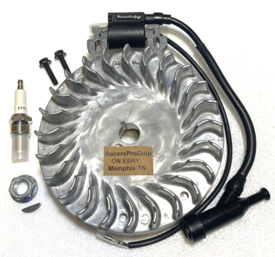 Predator 212 224 Non-Hemi 28 deg Aluminum 10k RPM Flywheel w/Coil