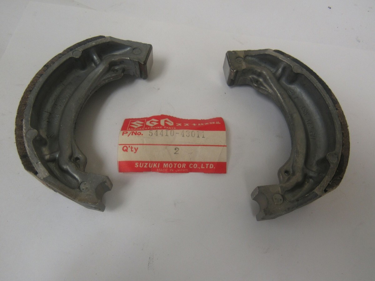 NOKO CARBONERO SD フロント NOS SUZUKI DR100 DS80 BRAKE SHOES 54410-43011 | eBay