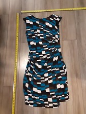 Karen Karen Midi Dress Womens Large Blue #S2