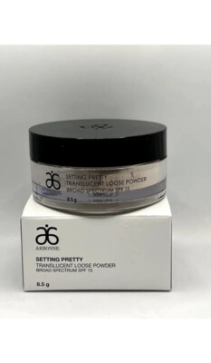 2x Arbonne Setting Pretty Translucent Loose Powder Broad Spectrum SPF 15 8,5G