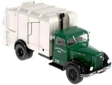 1/43 D/CAST BERLIET GDR 7W BOM SOVEL REFUSE TRUCK/DUSTBIN LORRY LYON FRANCE 1948