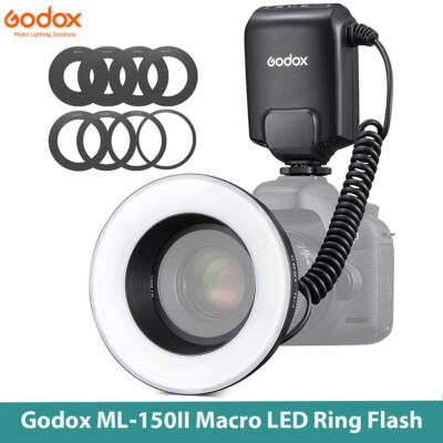 Godox ML-150II Macro LED Ring Flash Speedlite for Sony Canon Nikon Fuji Olympus