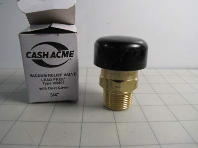 Cash Acme 22398-0000LF 3/4'' Vacuum Relief Valve Type VR801 w/ Dust Cover NEW