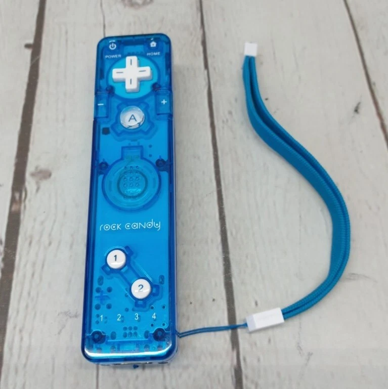 Rock Candy Wii Controller for Nintendo Wii Blue Model PL-8560C - Image 3 of 4