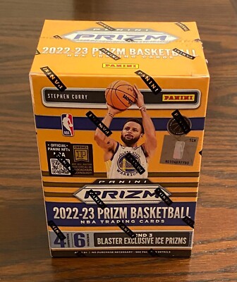 2022-23 Panini Prizm Basketball NBA Trading Cards Blaster Box (3 Ice Prizms)  