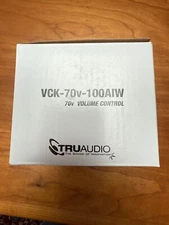 TruAudio 70v Volume Control VCK-70v-100AIW - New in Opened Box
