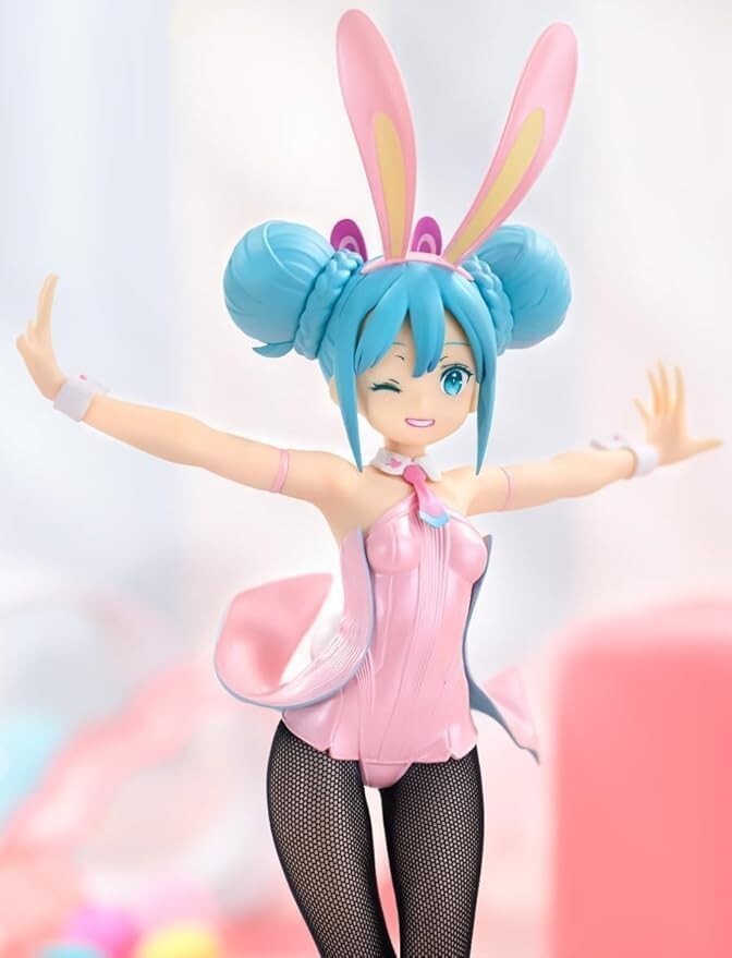 Pinky フィギュリン Hatsune Miku BiCute BunniesWink Pearl Pink ver figure FuRyu Japan