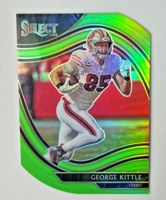 kittle ジレ 2020 Panini Select GEORGE KITTLE Field Level Neon-Green Die