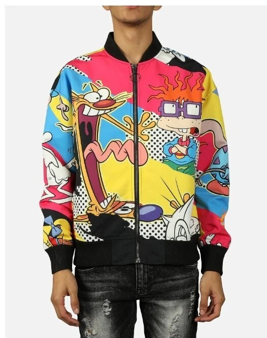 MENS Nick 90s cartoons  BOMBER JACKET