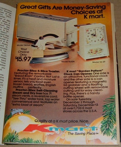 1980 KMART STORE CHRISTMAS PRINT AD 