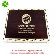 Brick House Bricktoberfest Limited Edition Toro Wood Cigar Box 9" x 7.5" x 1.5"