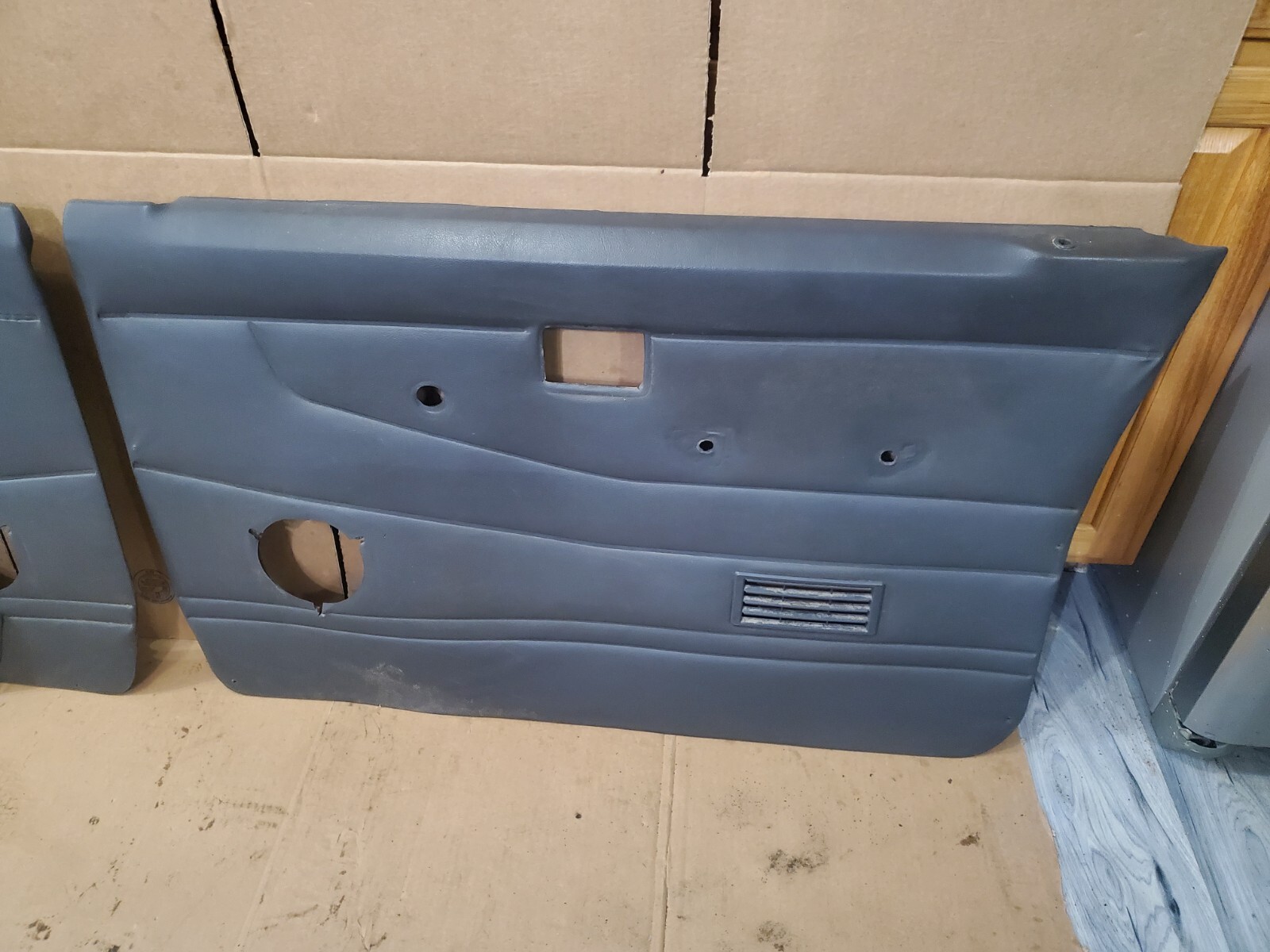9397 Nissan Hardbody D21 Pickup Door Panel Set L&R Driver Passenger Gray OEM eBay