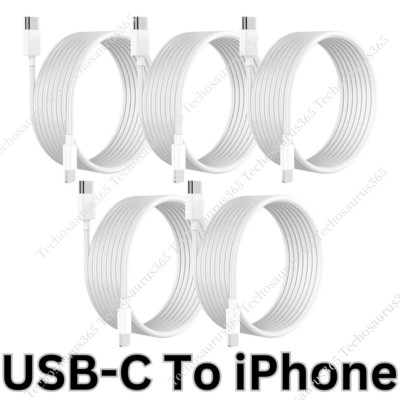 PD Fast Charger Type-C Charging Cable For iPhone 14 13 12 11 Pro Max XR XS 8 Lot