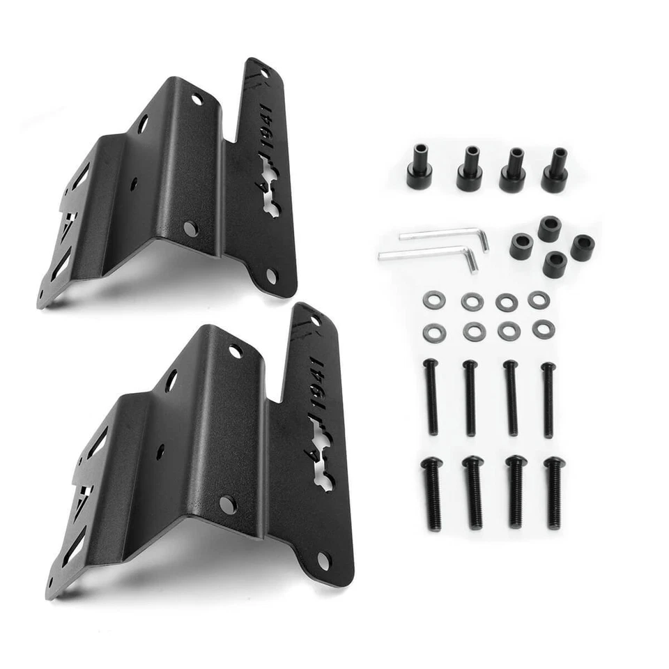 Custom Ditch LED Light Mount Bracket for Jeep Gladiator JT Wrangler JL 2018-2022 Foto 4 de 4