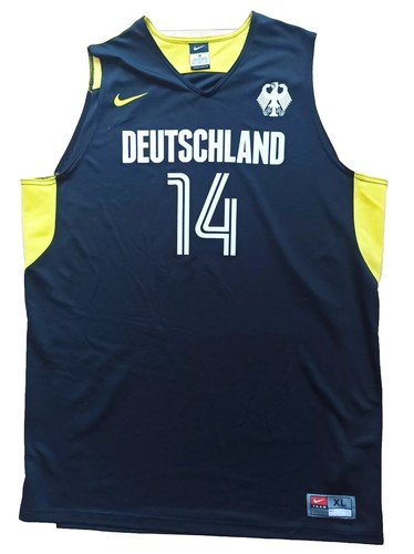 NIKE Dirk Nowitzki DBB Deutschland Trikot Jersey Vintage Nike schwarz FIBA XL - Bild 1 von 3