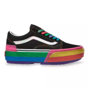 vans glitter old skool womens shoes