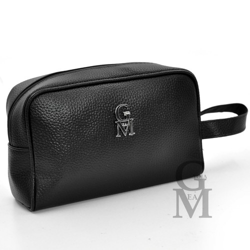 Pochette originale GM MODA strisce verdi uomo borsa mano pelle nero sport uomo - Imagen 19 de 22