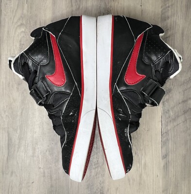 Nike Auto Force 180 Mid 375579-061 Black Red White 2009 Sneakers Men s Size 10