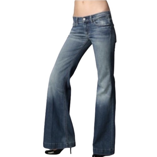 Ginger Flare Blue Denim Jeans Size 